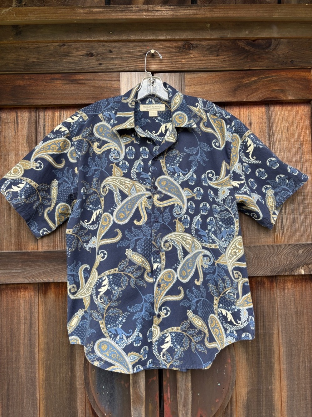 Island Republic Paisley Button-Up Shirt